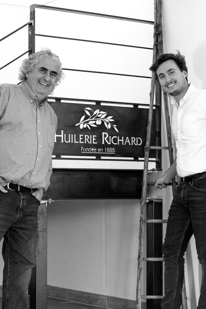 Patrick et Louis Richard noir et blanc