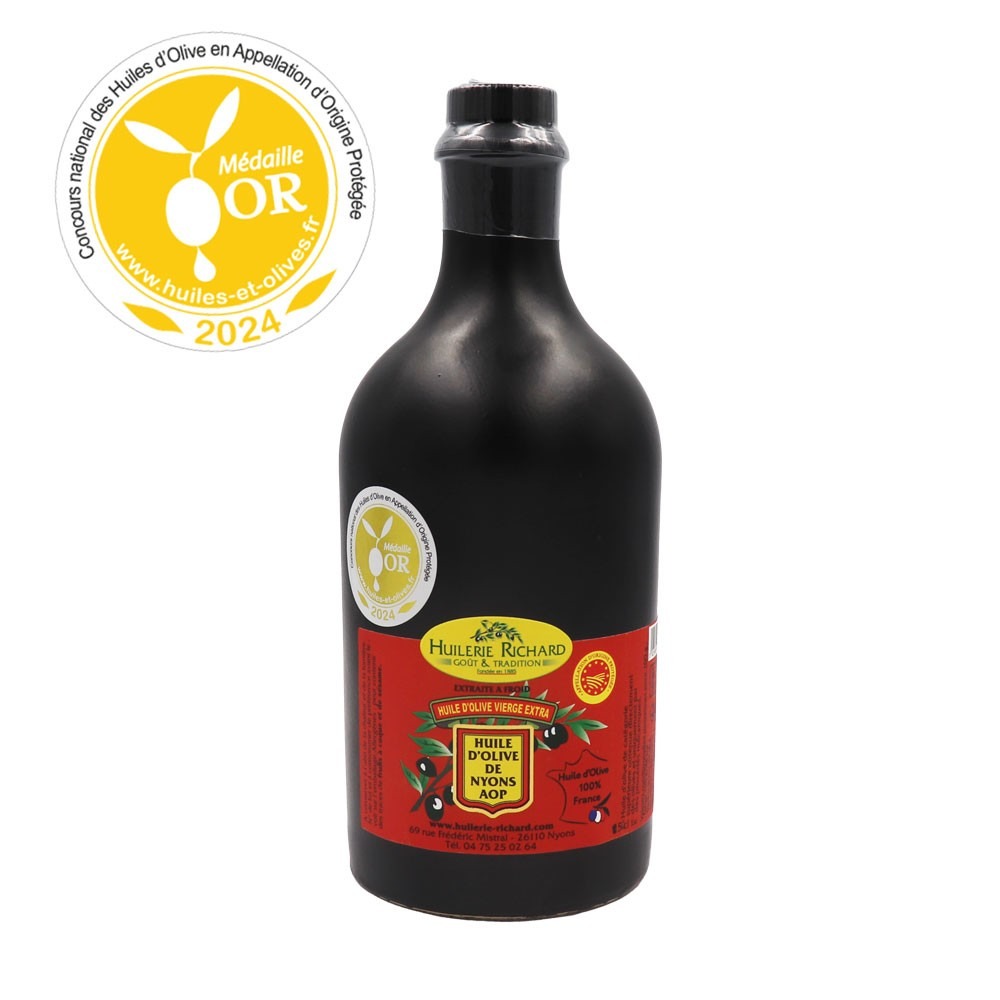 HUILE D'OLIVE VE AOP NYONS MED OR 50CL