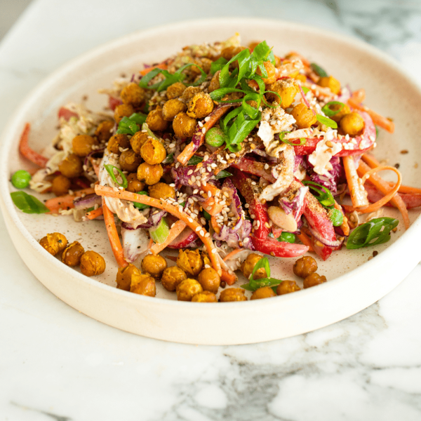 salade-de-pois-chiches-à-l'huile-d'olive