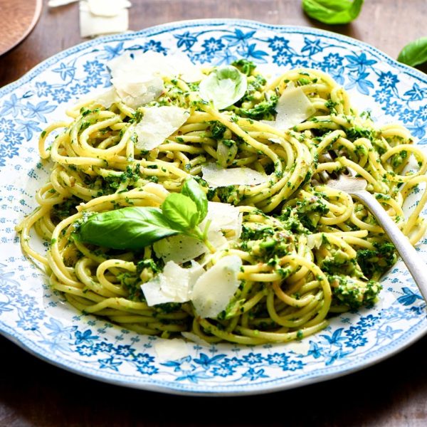 Linguine au Pesto de Pistache